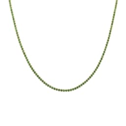 ANDYWEN 925 Sterling Silver 1.5mm Tennis Zircon Charm Long Chain Necklace Rock Punk Fashion Fine Jewelry Gift Wedding Party