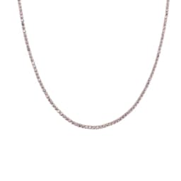 ANDYWEN 925 Sterling Silver 1.5mm Tennis Zircon Charm Long Chain Necklace Rock Punk Fashion Fine Jewelry Gift Wedding Party