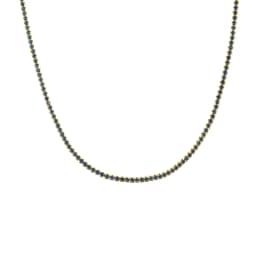 ANDYWEN 925 Sterling Silver 1.5mm Tennis Zircon Charm Long Chain Necklace Rock Punk Fashion Fine Jewelry Gift Wedding Party