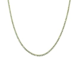 ANDYWEN 925 Sterling Silver 1.5mm Tennis Zircon Charm Long Chain Necklace Rock Punk Fashion Fine Jewelry Gift Wedding Party