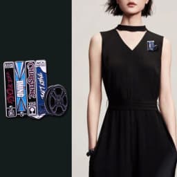 John Carpenter VHS Collection Enamel Pin The Fog The Thing Christine They Live Horror Movie Reel Slasher Killer Goth brooch