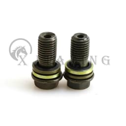 Universal M8/M10x1.25 Brake Master Cylinder Oil Hose Screw Banjo Bolt for Honda Yamaha Suzuki Motorcycle ATV Kart Connector End