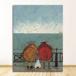 Posters and Prints Pictures Living Room Home Decor Vintage Nordic Abstract Landscape Love Dogs Pet Canvas Wall Art Paintings