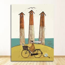 Posters and Prints Pictures Living Room Home Decor Vintage Nordic Abstract Landscape Love Dogs Pet Canvas Wall Art Paintings