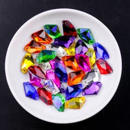 Exquisite All Sizes Sewing Rhinestone Color Crystal AB Popular Sewing Crystal Stone 2 Hole Clothes DIY Making Wedding Dress Shoe