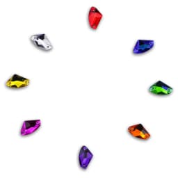 Exquisite All Sizes Sewing Rhinestone Color Crystal AB Popular Sewing Crystal Stone 2 Hole Clothes DIY Making Wedding Dress Shoe