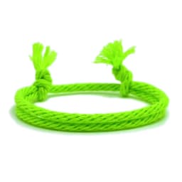 Meetvii Lucky Pure Colour Rope Bracelet Women Men Handmade Woven Cotton String Bracelet Couple Friendship Jewelry 14 Colors
