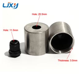 LJXH All 304SS 2'tri Immersion Water Tank Heater Heating Element 3/4.5/6/9/12KW 220/380V for Homebrew with Clamp & Coupling