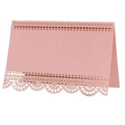 50pcs Flower Laser Cut Table Name Place Cards Lace Name Message Setting Card Greeting Wedding Card Baby Shower Party Favor Decor