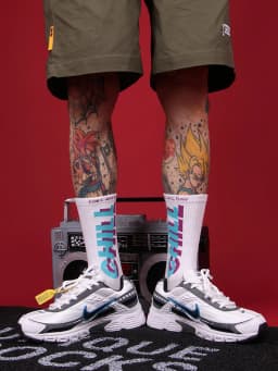 3 Pairs STAY COOL CHILL Letters Hip Hop Harajuku Pink Men's Socks Skateboard Orange Cotton Colorful Letter Long Women Sock