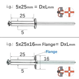 30/50pcs Aluminium Blind Rivet Pulling Rivets 3.2 4.0 5.0mm Aluminum Rivet