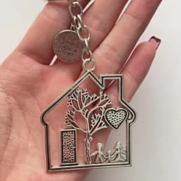 Family Keychain Dad Mom Child Love House Key Ring Kinship Key Chains For Women Men Handbag Accessorie Handmade Jewelry Gifts