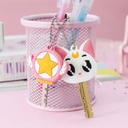 2 PCS/Set New Cartoon Silicone Protective Key Case Cover for Key Control Dust Cover Holder Organizer Home Supplies