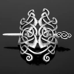 27 Style Viking Hairpin Celtics Knots Crown Vintage Metal Hair Stick Runes Dragons Slide Hair Clip Women Hair Jewelry Accessorie
