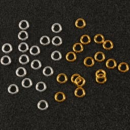 50pcs 8x2mm Gold/Silver Color Alloy Closed Jump Rings Metal Circle Hoops Connectors For Jewelry Making DIY Accessories Supplies
