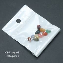 10PC New Reiki Natural Gem Stone Beads Charms Drop-shaped Faceted Moonstone Pendant for DIY Necklace Earring Jewelry Making Gift