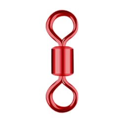 DNDYUJU 50/100pcs 5Color Bearing Swivel Fishing Connector Barrel Rolling Swivel Hooked Snap Fishhook Lure Fishing Accessories
