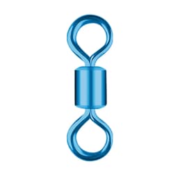 DNDYUJU 50/100pcs 5Color Bearing Swivel Fishing Connector Barrel Rolling Swivel Hooked Snap Fishhook Lure Fishing Accessories
