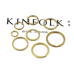 50pcs Solid Brass Split Rings Keyring Double Loop O ring Buckls Keychain Keys Holder Parts DIY hardware Accessories