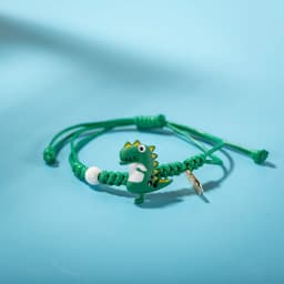 Cartoon Multicolor Dinosaur Hand Knitted Bracelet Children's Favorite Gift Wholesale Dropshipping #82592