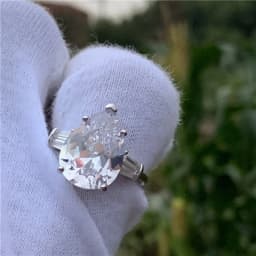 Luxury Water Drop 6ct Lab Diamond Ring 925 sterling silver Engagement Wedding band Rings for Women Bridal Fine Party Jewelry