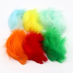 100Pcs Natural Small Floating Feather 4-8cm Floating Goose Down Color Feather Wedding Dress Dream Net Decoration Accessories