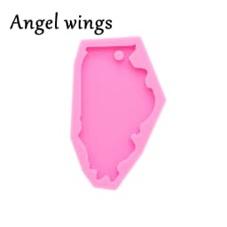 DY0201 52 States of United States Map Silicone Molds To Make Crafts with Epoxy , Resin Casting Mould for Epoxy Jewellery Making