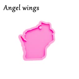 DY0201 52 States of United States Map Silicone Molds To Make Crafts with Epoxy , Resin Casting Mould for Epoxy Jewellery Making