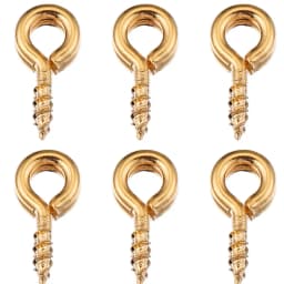 100pcs Stainless Steel Tiny Mini Eye Pins Eyepins Hooks Eyelets Screw Threaded Gold Clasps HooksFor Diy Jewelry Making Wholesale