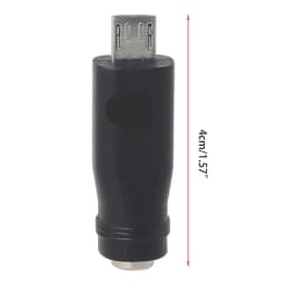 USB / Type C / Micro USB Male to DC 5.5x2.1mm DC Female Connector Charge Barrel Jack Power Adapter for Phone Tablet