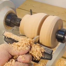 TASP HSS Wood Lathe Parting Tool Wood Turning Chisels Woodturning Tools with Walnut Handle, Standard & Diamond Blade Shape