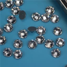 New 2078 Cut AAAAA 16 Facet Grade SS10 SS16 SS20 SS30 Crystal AB Hotfix Rhinestone Glass Crystal Garment Iron on Rhinestones