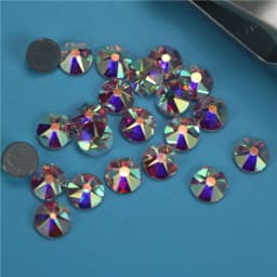 New 2078 Cut AAAAA 16 Facet Grade SS10 SS16 SS20 SS30 Crystal AB Hotfix Rhinestone Glass Crystal Garment Iron on Rhinestones