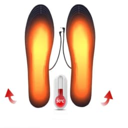 USB Heated Shoe Insoles Feet Warm Sock Pad Mat Electrically Heating Insoles Washable Warm Thermal Insoles Unisex