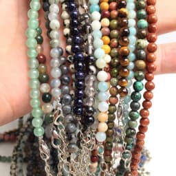Ladies Natural Labradorite Tiger Eye Stone Agate 4mm Beads Necklace Collier Femme Choker Wedding Bridal Jewelry Party Gifts