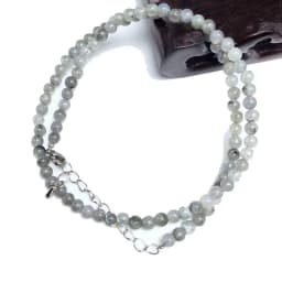 Ladies Natural Labradorite Tiger Eye Stone Agate 4mm Beads Necklace Collier Femme Choker Wedding Bridal Jewelry Party Gifts