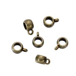 20pcs Antique Necklace Connector Bail Beads Clip Bail Beads Pendant Clasp For DIY Jewelry Making Findings Accessories Supplies