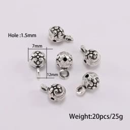 20pcs Antique Necklace Connector Bail Beads Clip Bail Beads Pendant Clasp For DIY Jewelry Making Findings Accessories Supplies