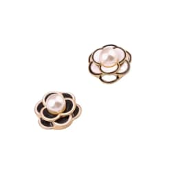 High-grade Camellia Flower Magnet Brooch Pearl Strong Metal Plating Magnetic No Hole Pin Brooches for Women Clothing Accessories