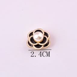 High-grade Camellia Flower Magnet Brooch Pearl Strong Metal Plating Magnetic No Hole Pin Brooches for Women Clothing Accessories
