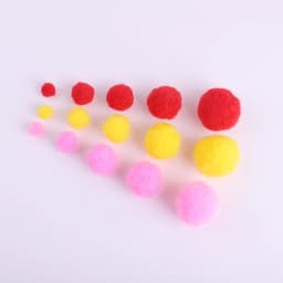 350pcs/lof Mixed 1~3CM Fluffy Colorful Hair Ball Jewelry Hair Fur Pompoms Creative Toys Apparel Handmade DIY Decor Accessories