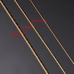 5 Meter/lot 0.6mm/0.8mm/1mm/1.2mm Stainless Steel Tiny Gold Color Cable Chains for Diy Jewelry Making Wholesale Bulk Chain