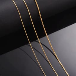 5 Meter/lot 0.6mm/0.8mm/1mm/1.2mm Stainless Steel Tiny Gold Color Cable Chains for Diy Jewelry Making Wholesale Bulk Chain