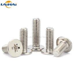 25/50pcs M1.4 M1.6 M2 M2.5 M3 Mini Micro Cross Phillips Ultra Thin Low Wafer Flat Head Screw Bolt for Laptop Phone Glasses