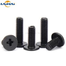 25/50pcs M1.4 M1.6 M2 M2.5 M3 Mini Micro Cross Phillips Ultra Thin Low Wafer Flat Head Screw Bolt for Laptop Phone Glasses