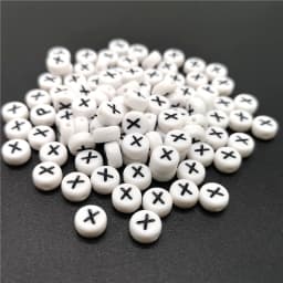 4x7mm Letter A-Z Oblate Alphabet Beads Acrylic  For Jewelry Making DIY Bracelet Necklace Accessories #RoLi
