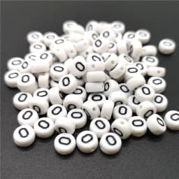 4x7mm Letter A-Z Oblate Alphabet Beads Acrylic  For Jewelry Making DIY Bracelet Necklace Accessories #RoLi