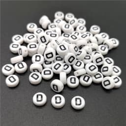 4x7mm Letter A-Z Oblate Alphabet Beads Acrylic  For Jewelry Making DIY Bracelet Necklace Accessories #RoLi