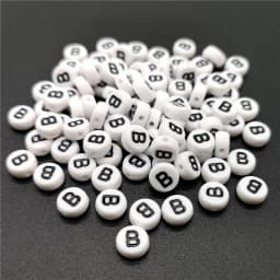 4x7mm Letter A-Z Oblate Alphabet Beads Acrylic  For Jewelry Making DIY Bracelet Necklace Accessories #RoLi