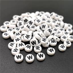 4x7mm Letter A-Z Oblate Alphabet Beads Acrylic  For Jewelry Making DIY Bracelet Necklace Accessories #RoLi